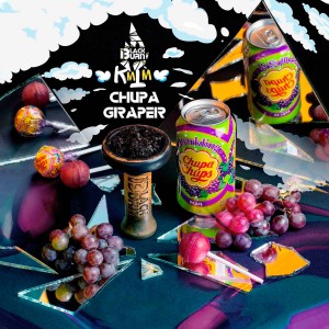Табак Burn Black Chupa Graper (Виноградный Чупа-Чупс), 25 грамм